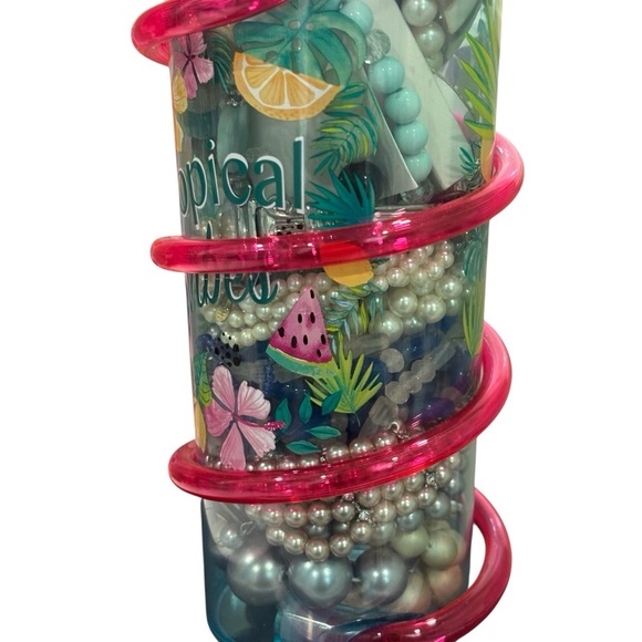 🧜‍♀️ Mermaid Vibes Jewelry Jar – Tropical Beach Treasure Aesthetic 🐚 - Picture 5 of 7